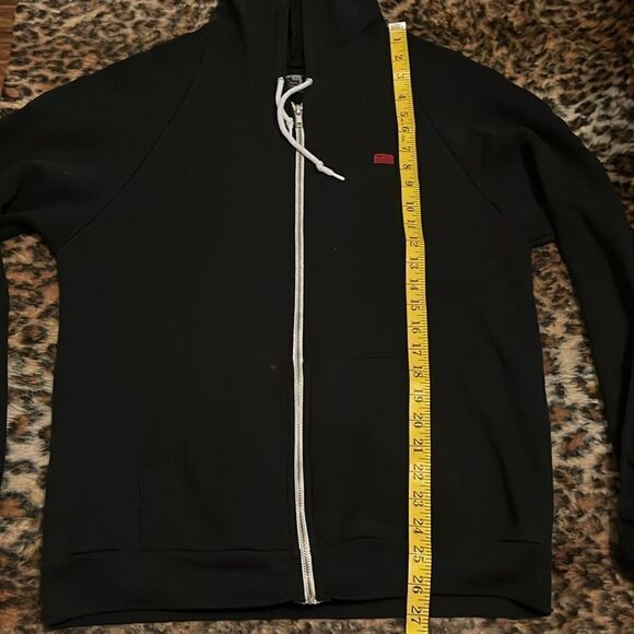 Nipsy Hussle Marathon Black Zipper Closure Hoodie Pockets Sweatshirt Casual - Picture 6 of 12